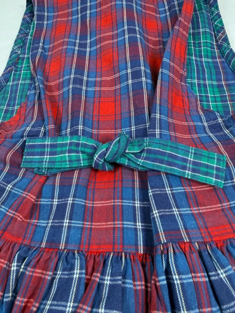 OSHKOSH B’GOSH VINTAGE 80s-90s‎ Plaid Collared Christmas Festive Dress Size 6